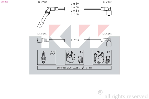 Ignition Cable Kit (358 199)