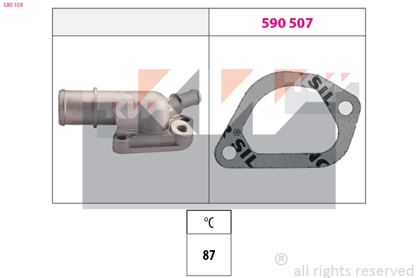 Thermostat, coolant (580 159)