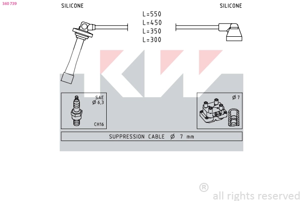 Ignition Cable Kit (360 739)