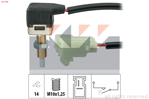 Switch, clutch control (cruise control) (510 298)
