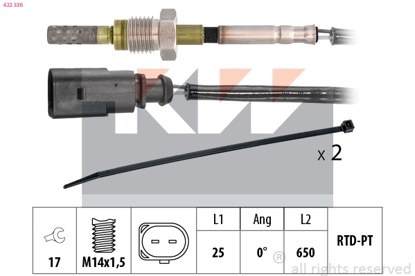 Sensor, exhaust gas temperature (422 336)