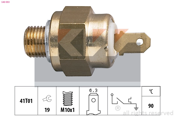 Temperature Switch, coolant warning lamp (540 093)