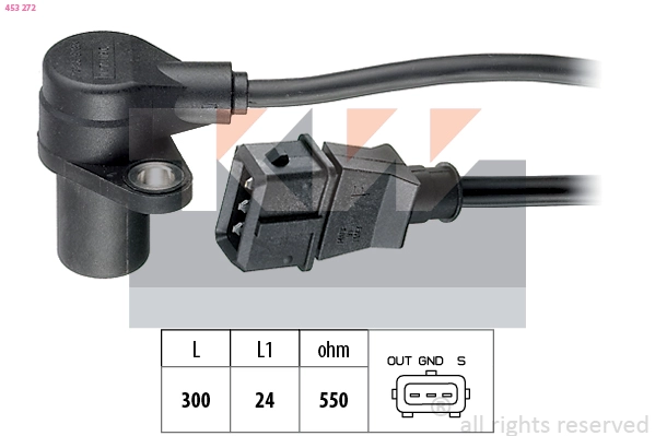 Sensor, crankshaft pulse (453 272)
