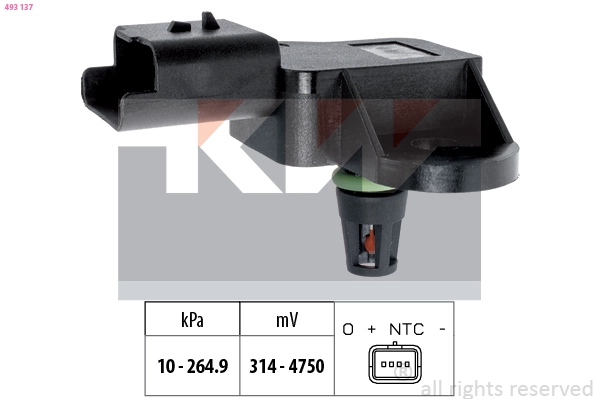 Air Pressure Sensor, altitude adaption (493 137)