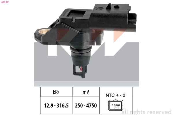 Air Pressure Sensor, altitude adaption (493 261)