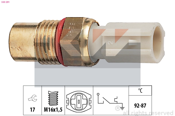 Temperature Switch, radiator fan (550 291)