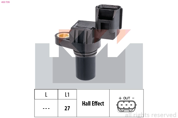 RPM Sensor, automatic transmission (453 735)