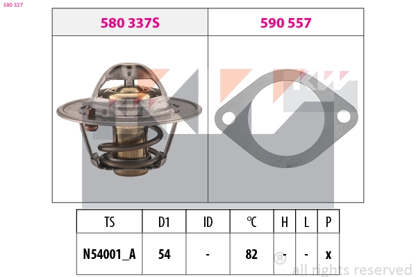 Thermostat, coolant (580 337)