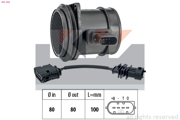 Mass Air Flow Sensor (491 556)