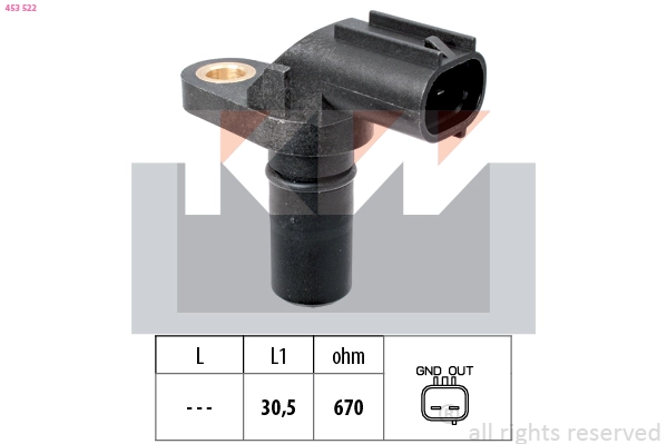 Sensor, crankshaft pulse (453 522)
