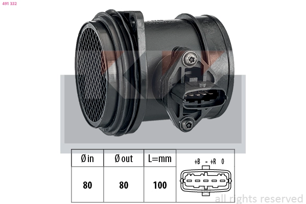 Mass Air Flow Sensor (491 332)