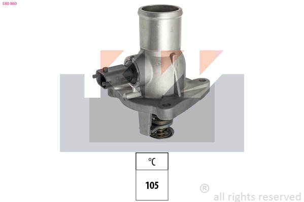 Thermostat, coolant (580 860)