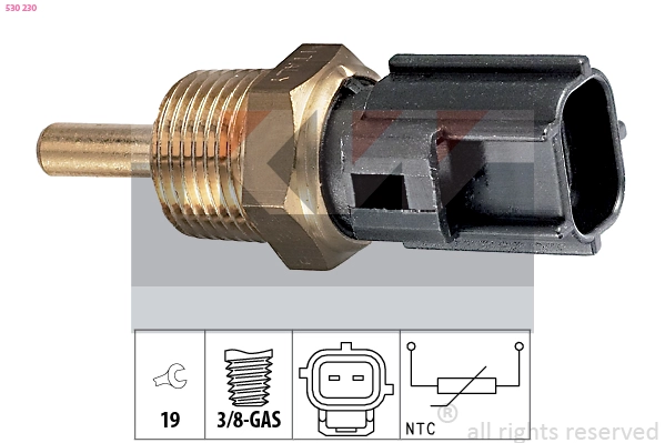 Sensor, coolant temperature (530 230)