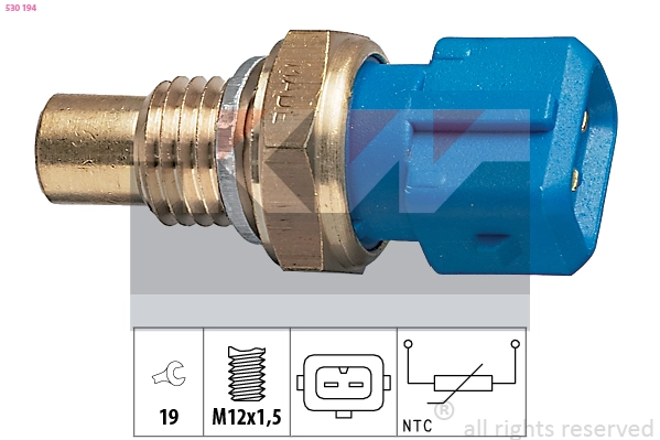 Sensor, coolant temperature (530 194)