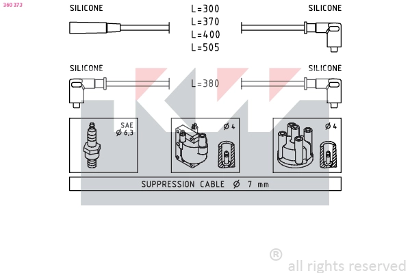 Ignition Cable Kit (360 373)