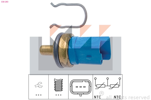 Sensor, coolant temperature (530 293)
