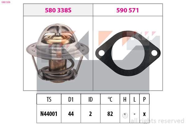Thermostat, coolant (580 338)