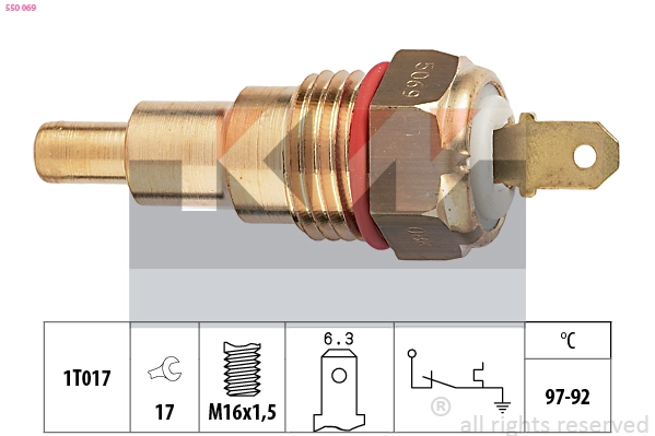 Temperature Switch, radiator fan (550 069)