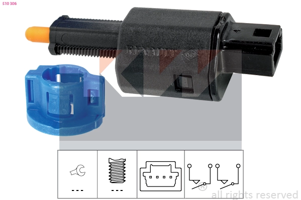 Switch, clutch control (cruise control) (510 306)