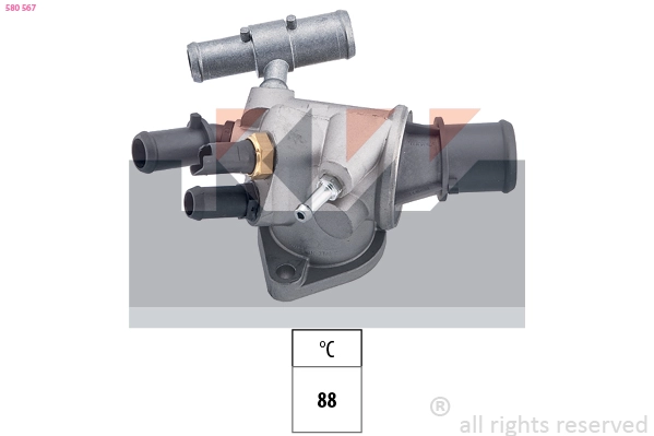 Thermostat, coolant (580 567)