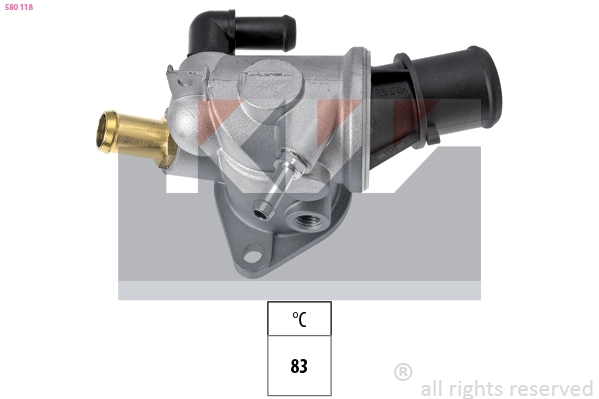 Thermostat, coolant (580 118)