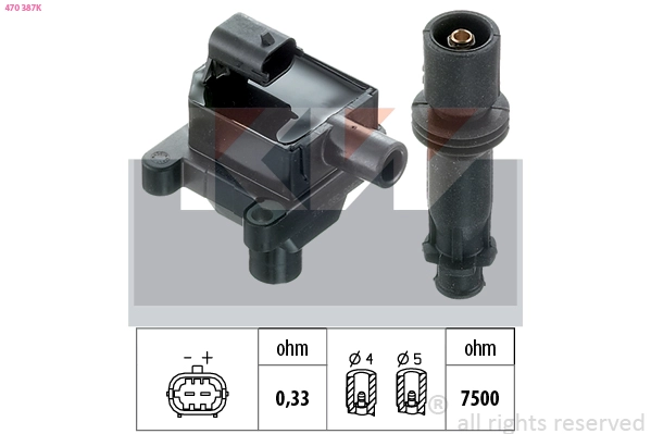 Ignition Coil (470 387K)