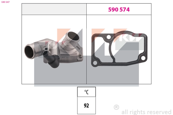 Thermostat, coolant (580 347)