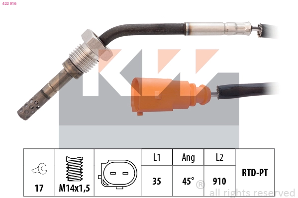 Sensor, exhaust gas temperature (422 016)