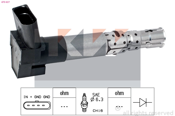 Ignition Coil (470 437)