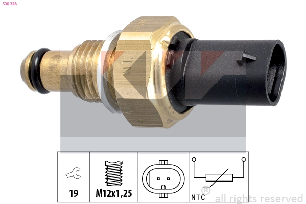 Sensor, fuel temperature (530 338)