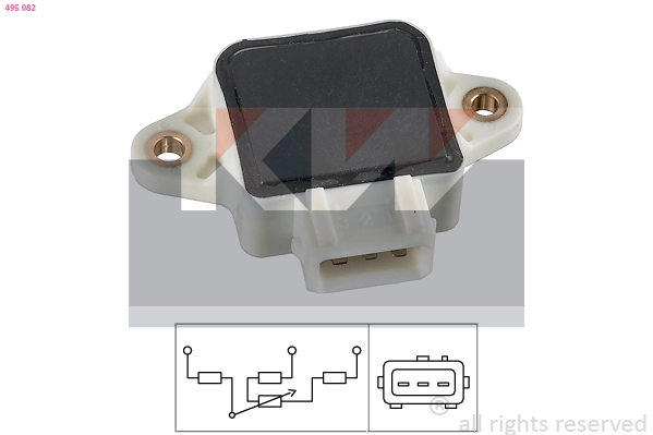 Sensor, throttle position (495 082)