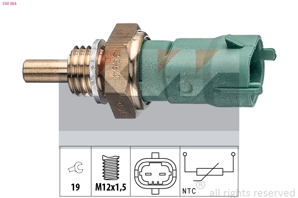 Sensor, fuel temperature (530 364)