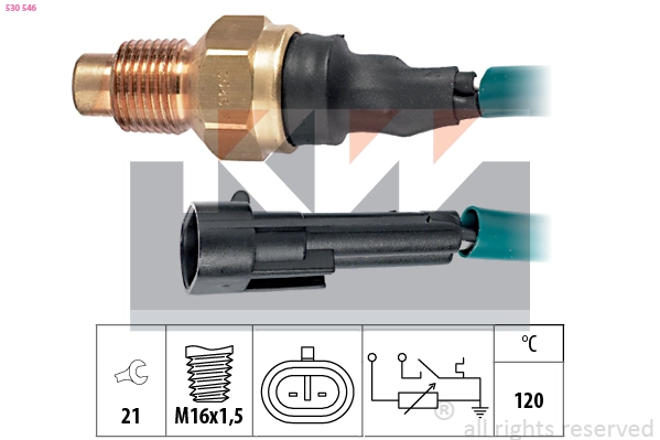 Sensor, coolant temperature (530 546)