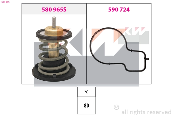 Thermostat, coolant (580 965)