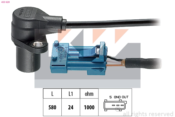 Sensor, crankshaft pulse (453 620)