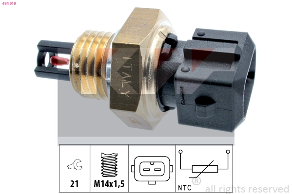 Sensor, intake air temperature (494 019)