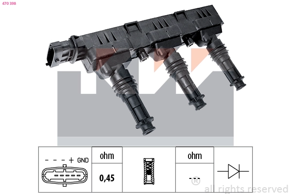 Ignition Coil (470 398)