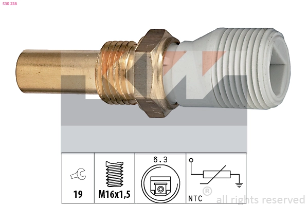 Sensor, coolant temperature (530 238)