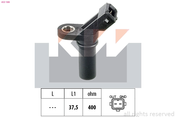 Sensor, crankshaft pulse (453 188)