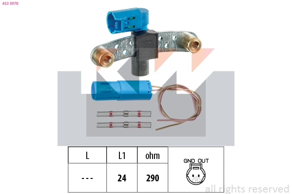 Sensor, crankshaft pulse (453 597K)