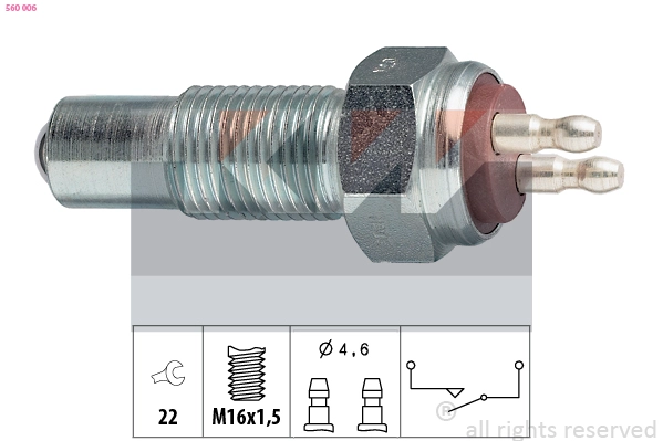 Switch, reverse light (560 006)