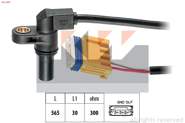 RPM Sensor, automatic transmission (453 469)