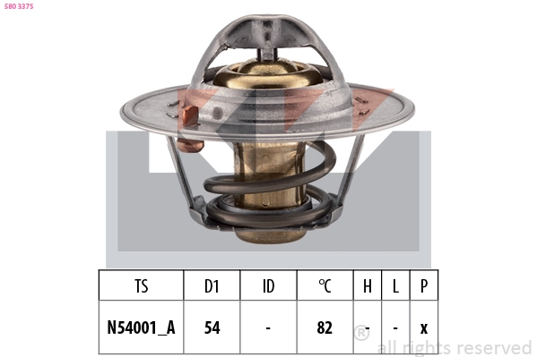 Thermostat, coolant (580 337S)