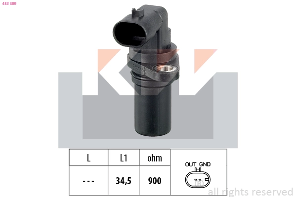 Sensor, crankshaft pulse (453 389)