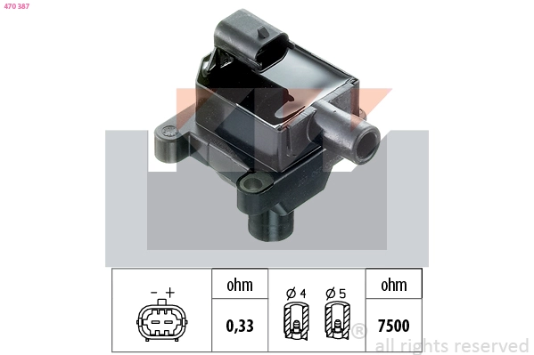 Ignition Coil (470 387)