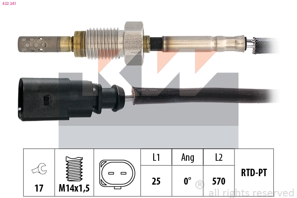 Sensor, exhaust gas temperature (422 241)
