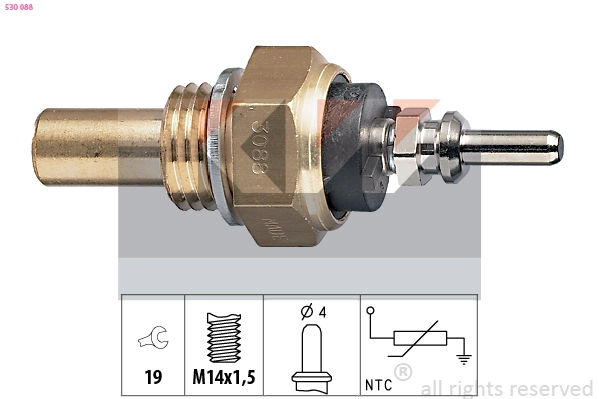 Sensor, coolant temperature (530 088)