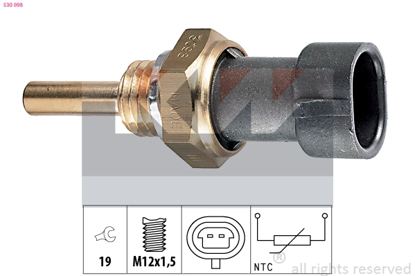 Sensor, oil temperature (530 098)
