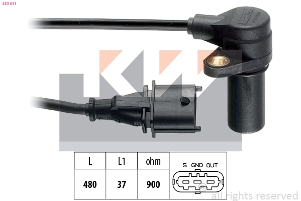 Sensor, crankshaft pulse (453 631)