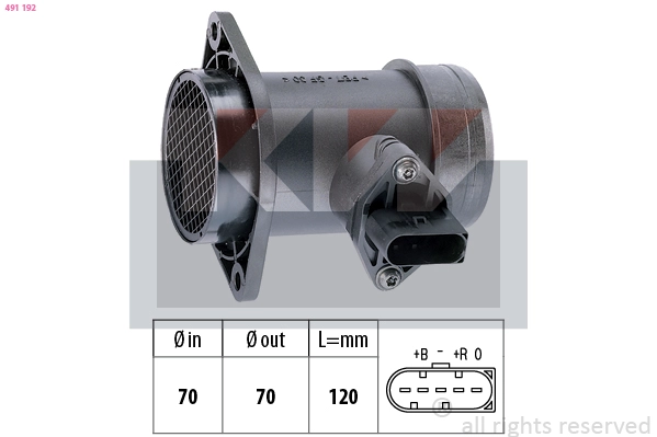 Mass Air Flow Sensor (491 192)